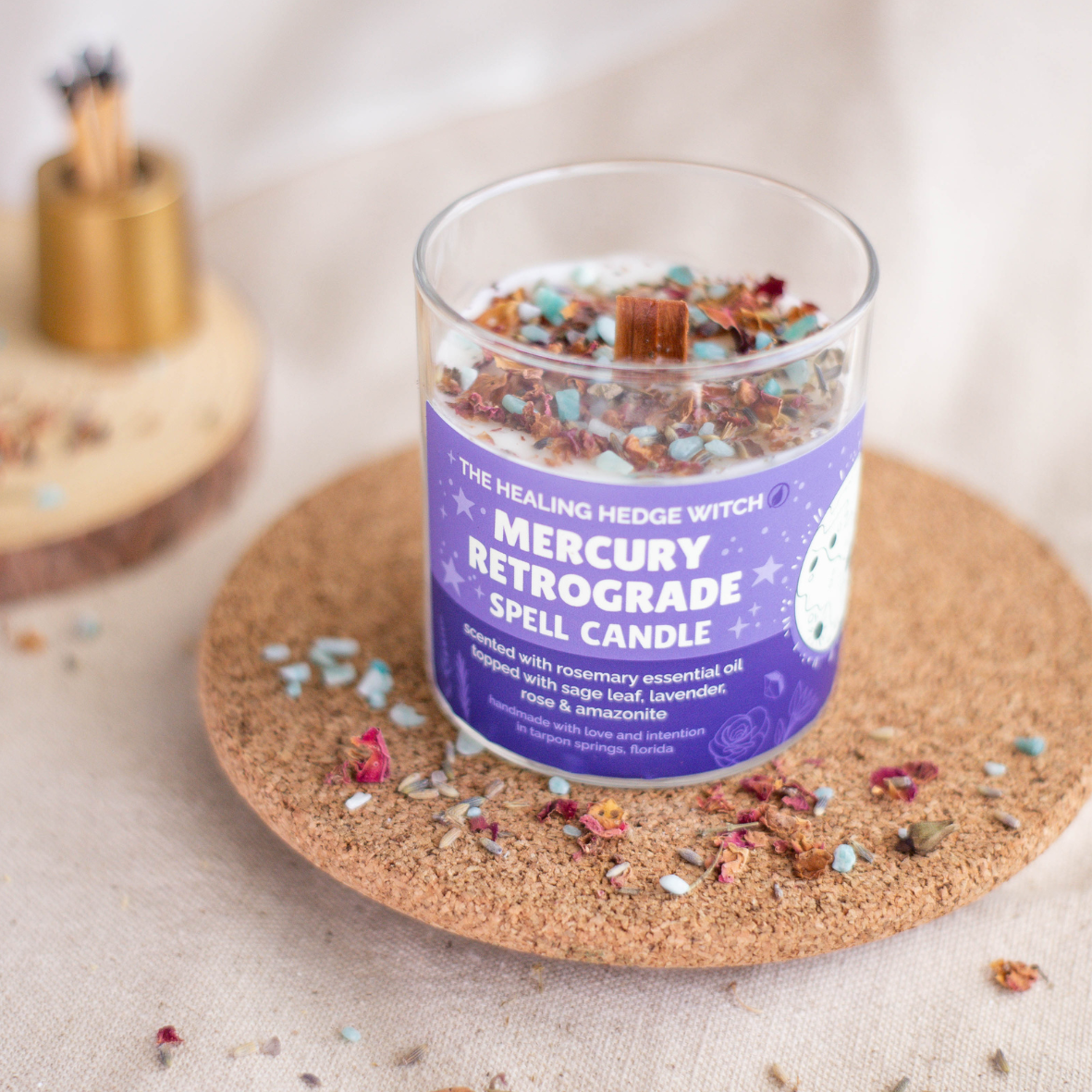 Mercury Retrograde Spell Candle