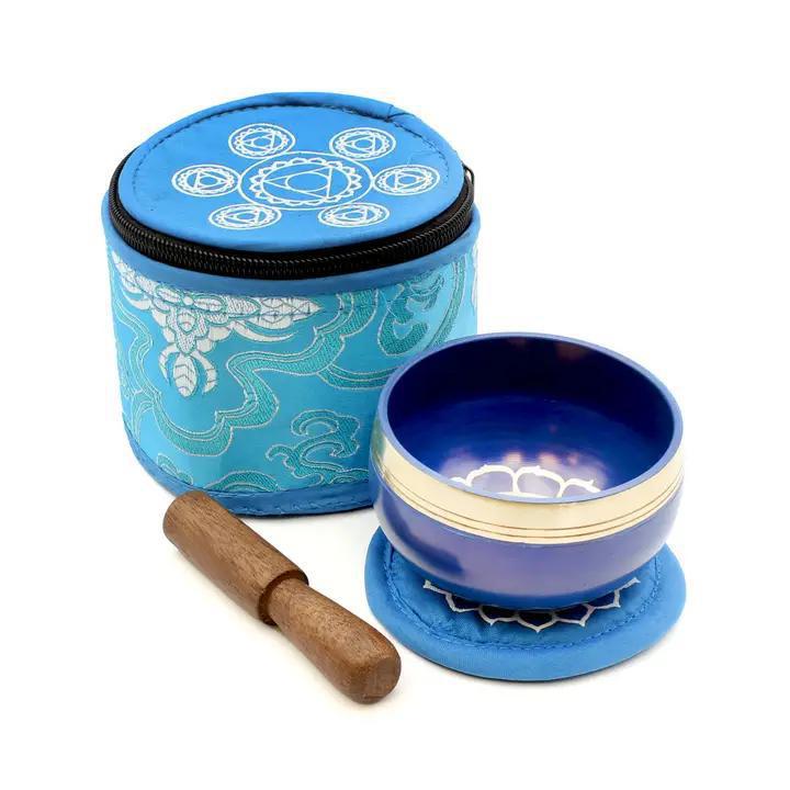 Chakra Singing Bowls in Silk Case