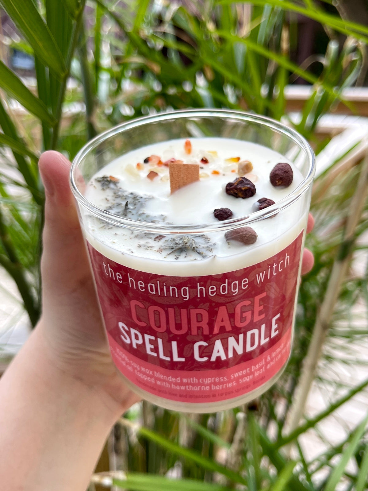 Courage Spell Candle Old Packaging