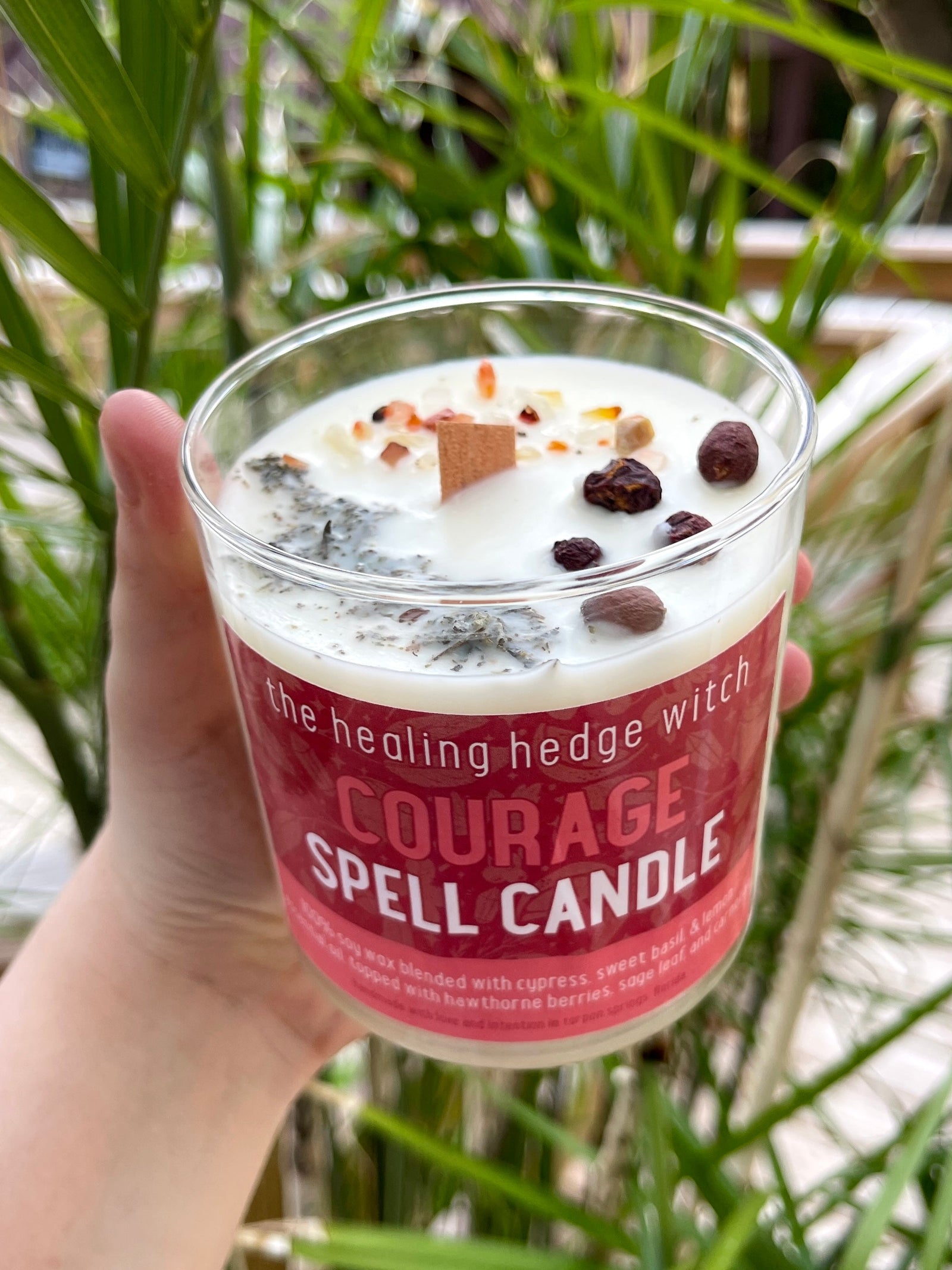 Courage Spell Candle Old Packaging