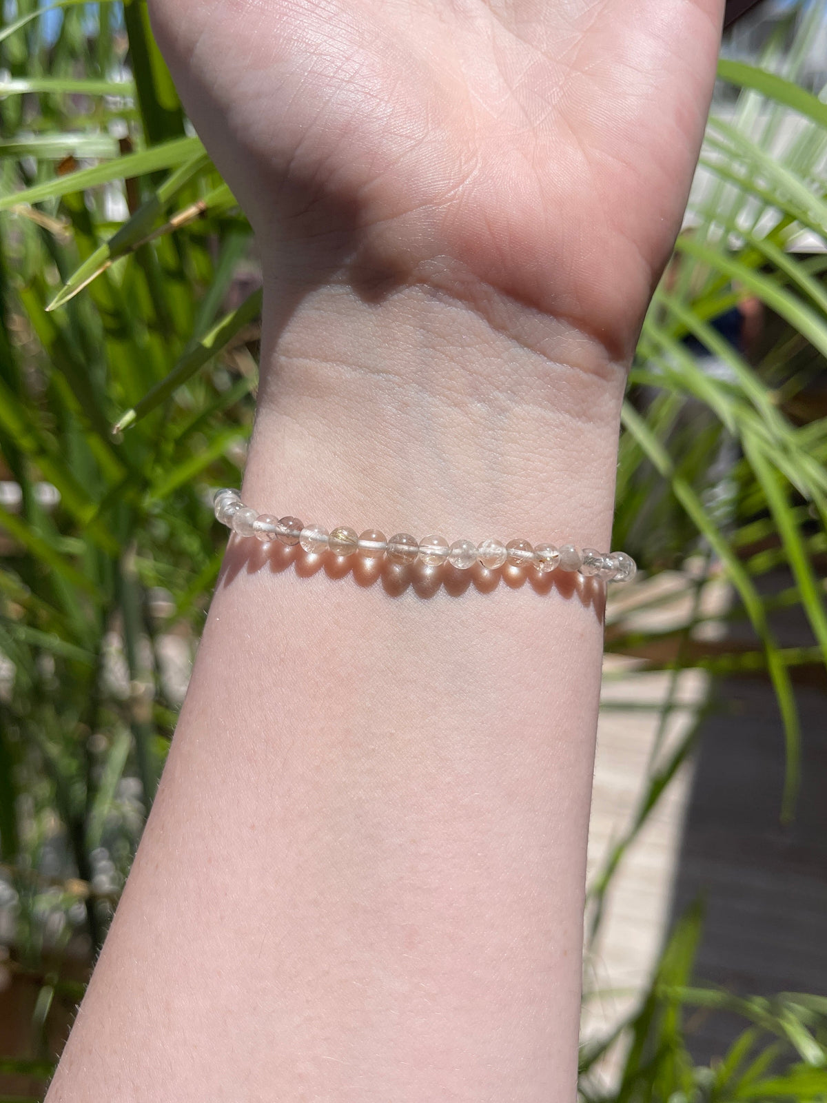 Cracked Clear Quartz Bracelet