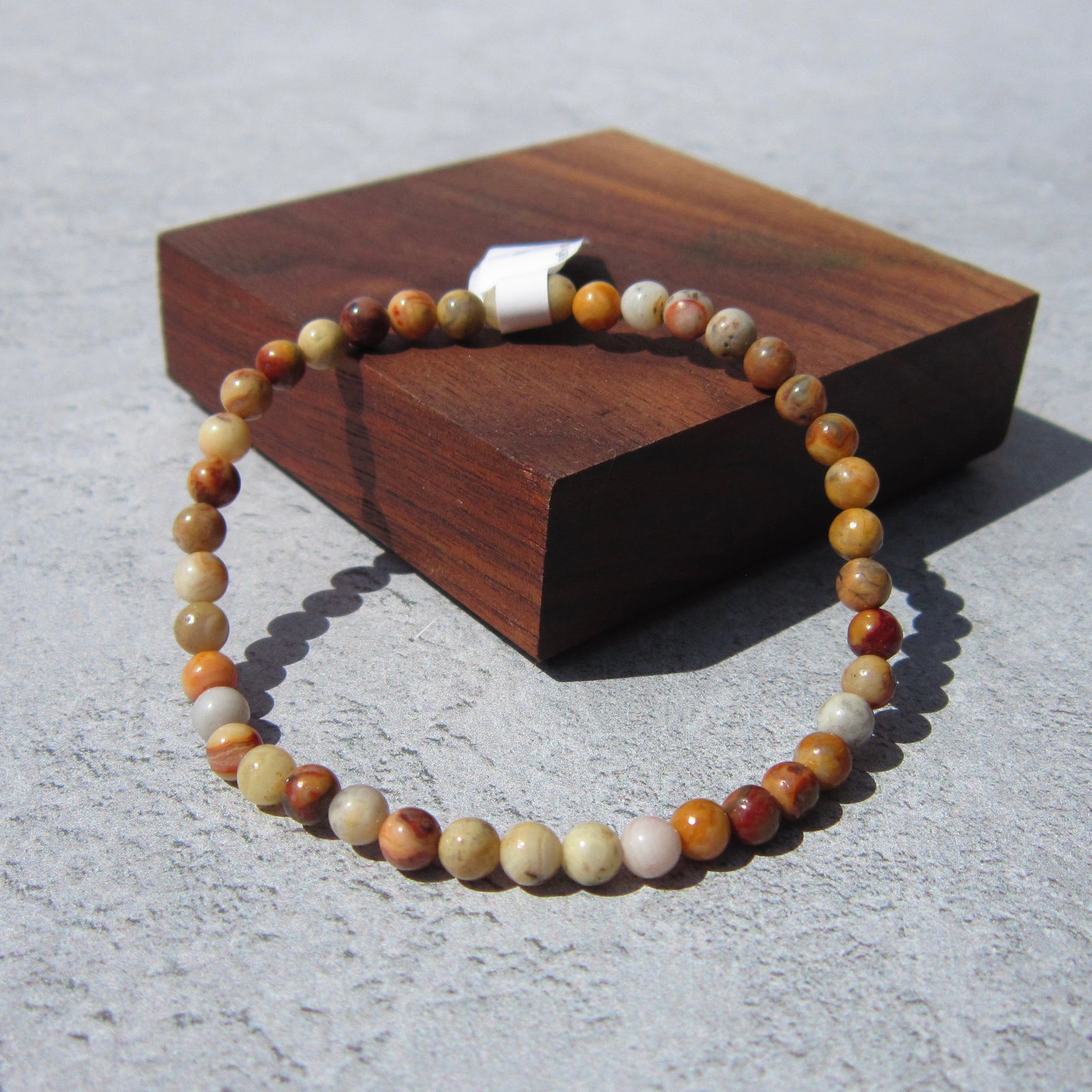 Crazy Lace Agate Bracelet