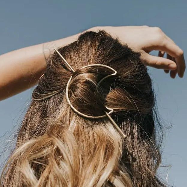 Crescent Hair Hoop and Pin