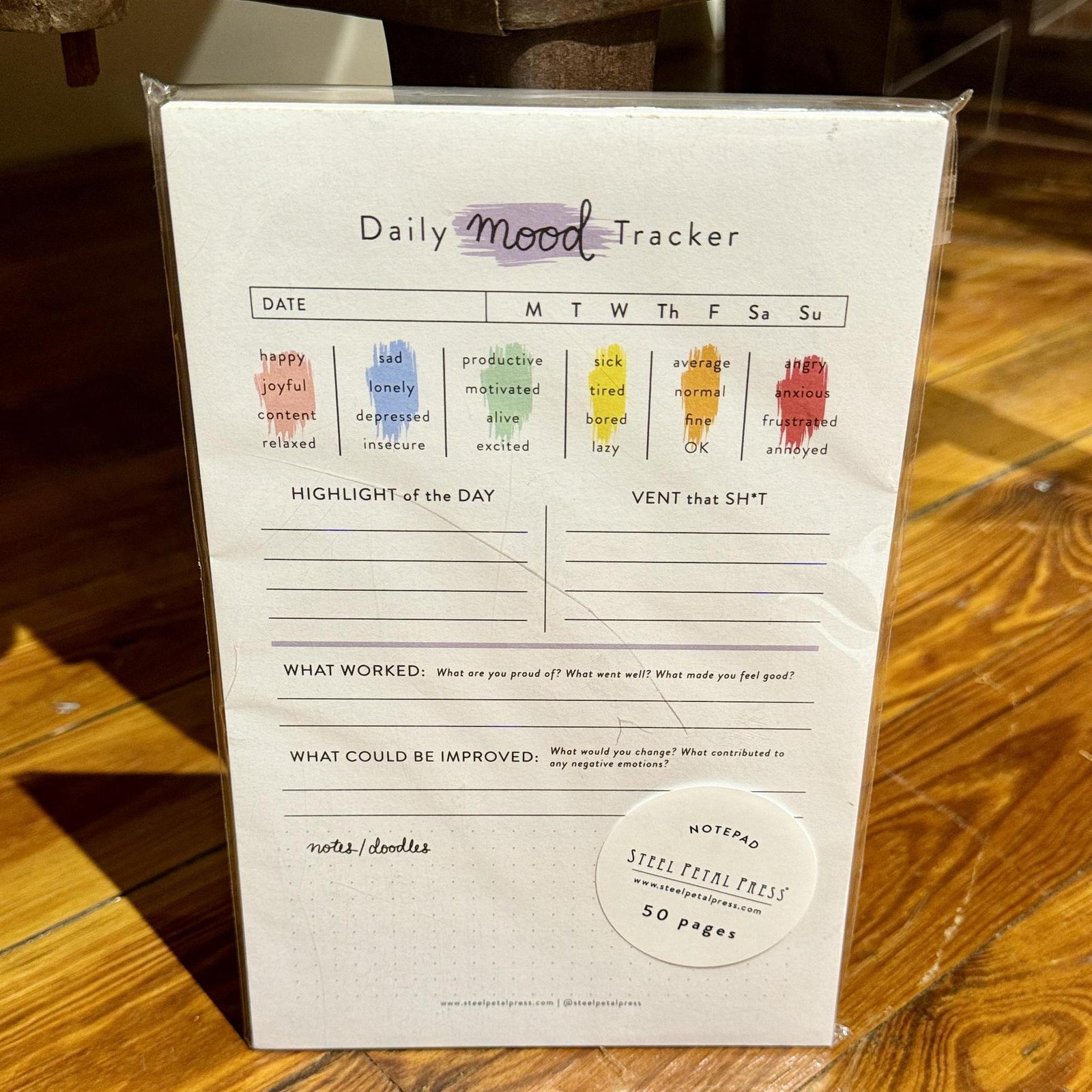 Daily Mood Notebook