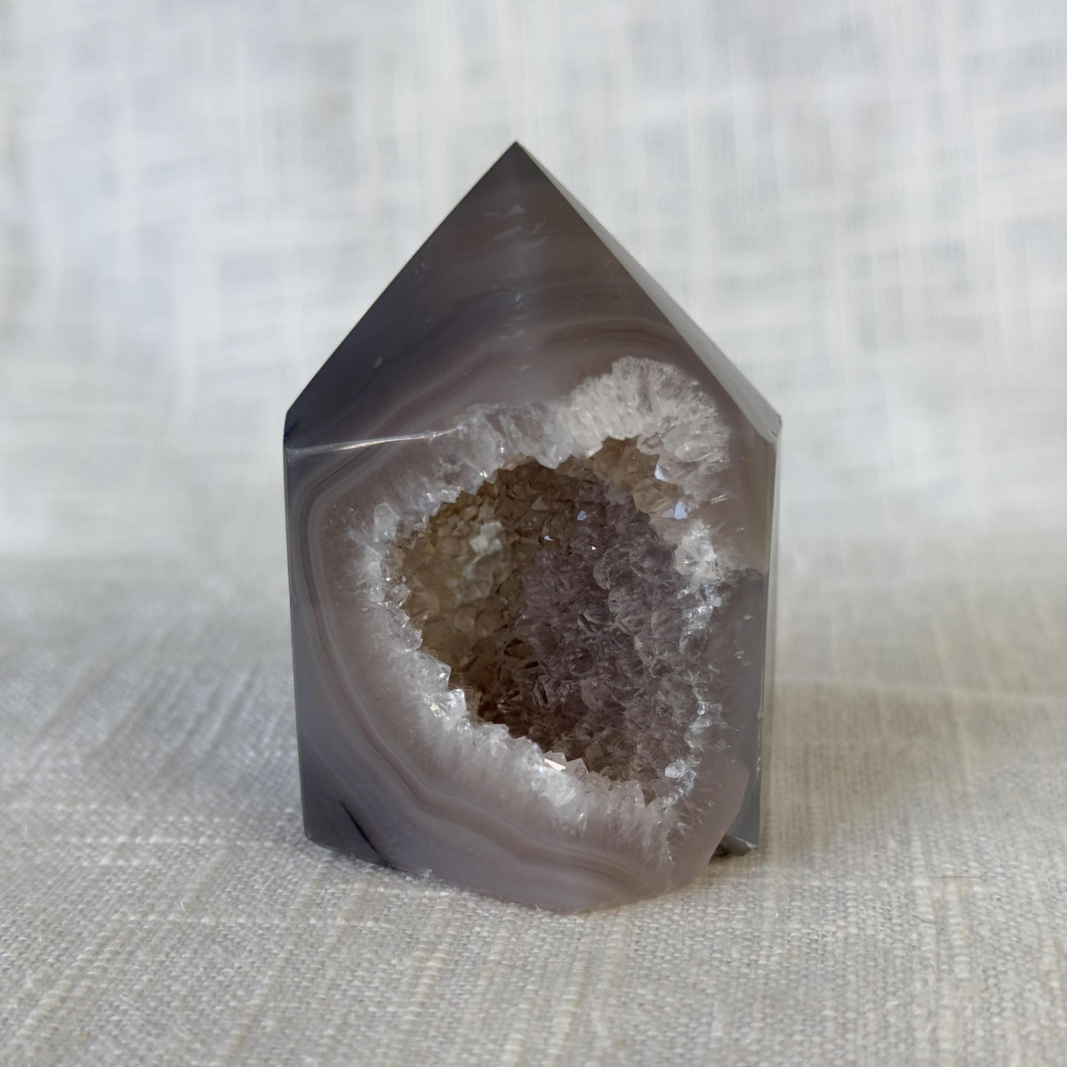 Druzy Agate Tower