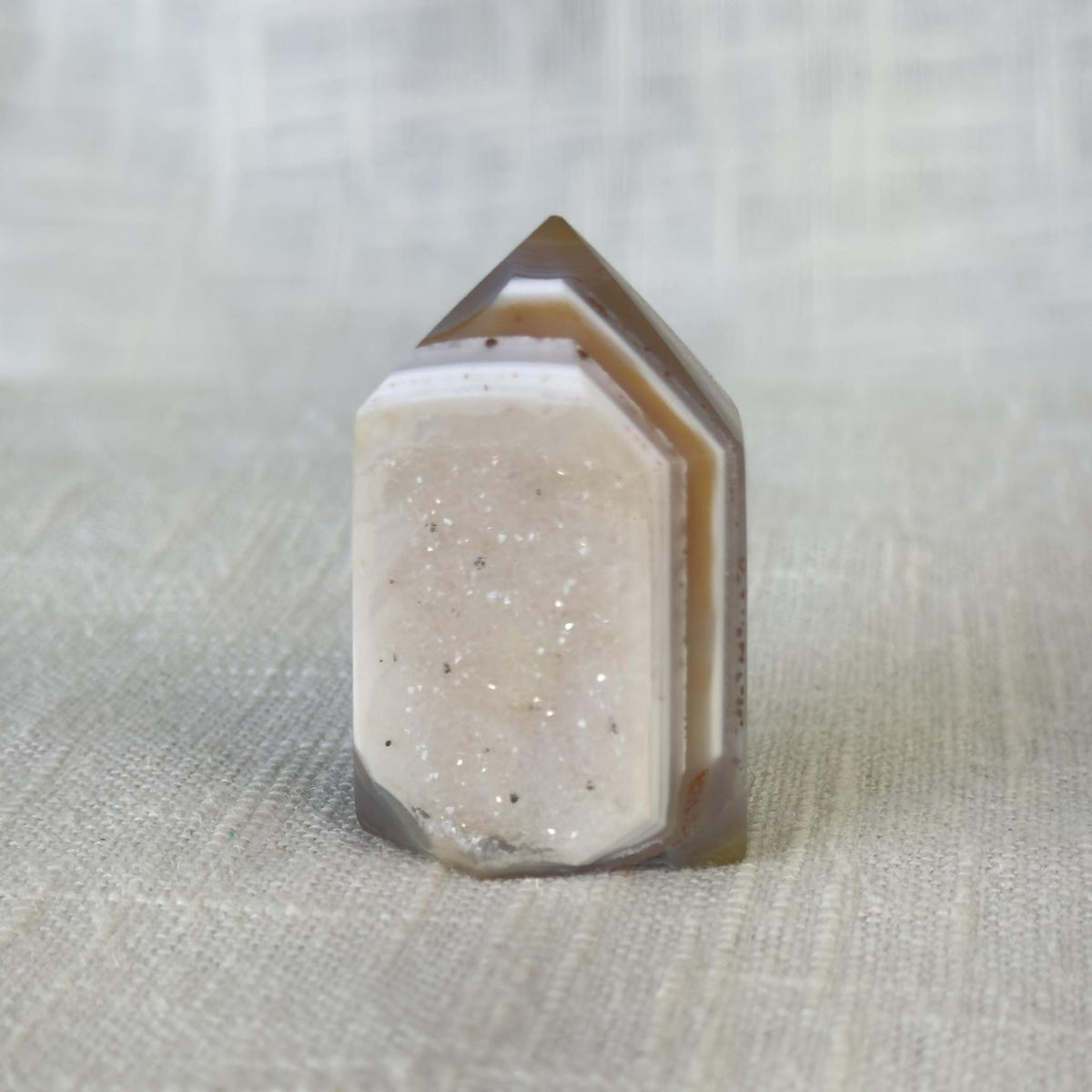 Druzy Agate Tower