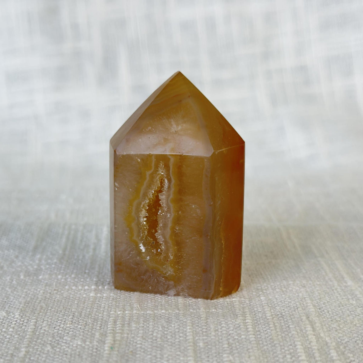 Druzy Agate Tower
