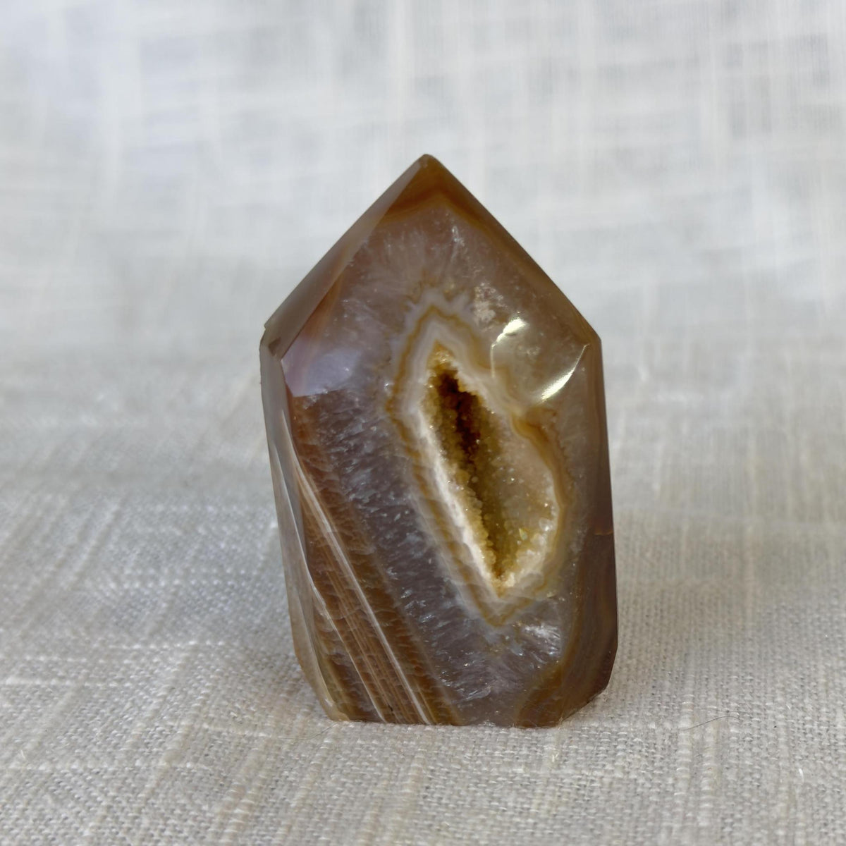 Druzy Agate Tower
