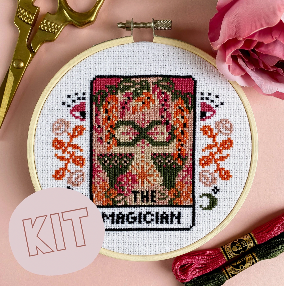 The Magician Tarot Cross Stitch Kit