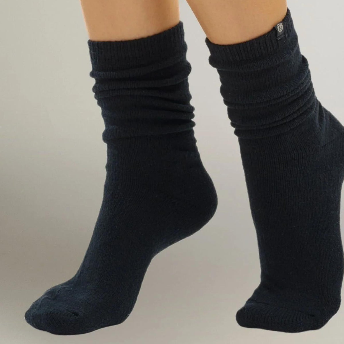 Cashmere Finish Socks black