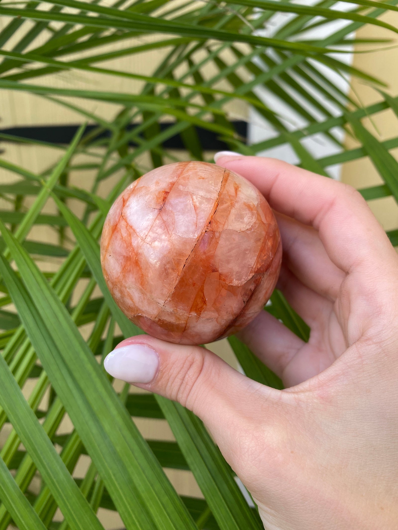 Fire Quartz Spheres