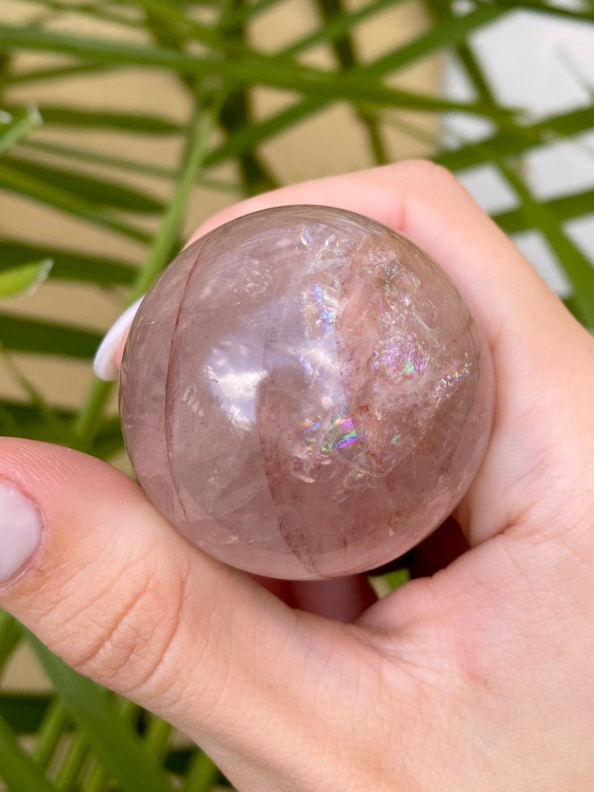 Fire Quartz Spheres