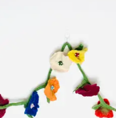 Flower Felt Garland