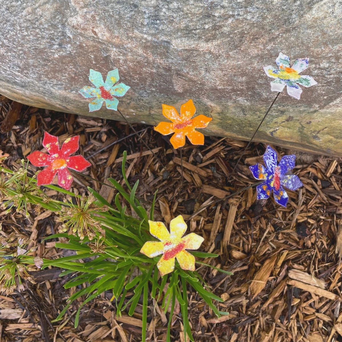 Garden Decor Medium Copper Enamel
