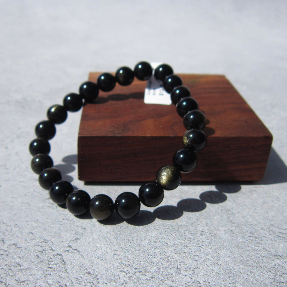 Gold Sheen Obsidian Bracelet