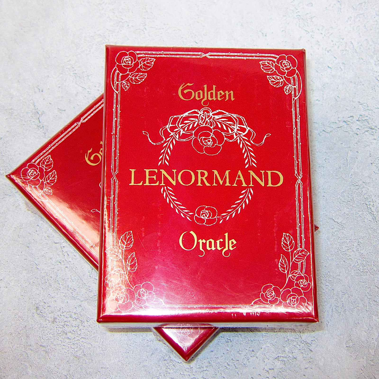 Golden Lenormand Oracle Card Deck