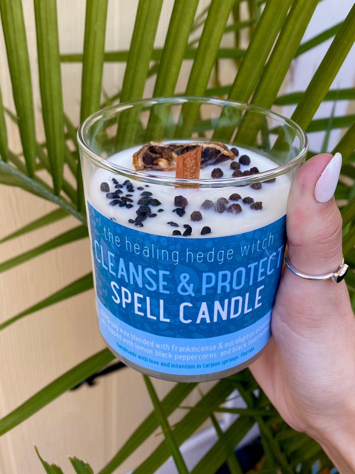 Cleanse & Protect Spell Candle Old Packaging