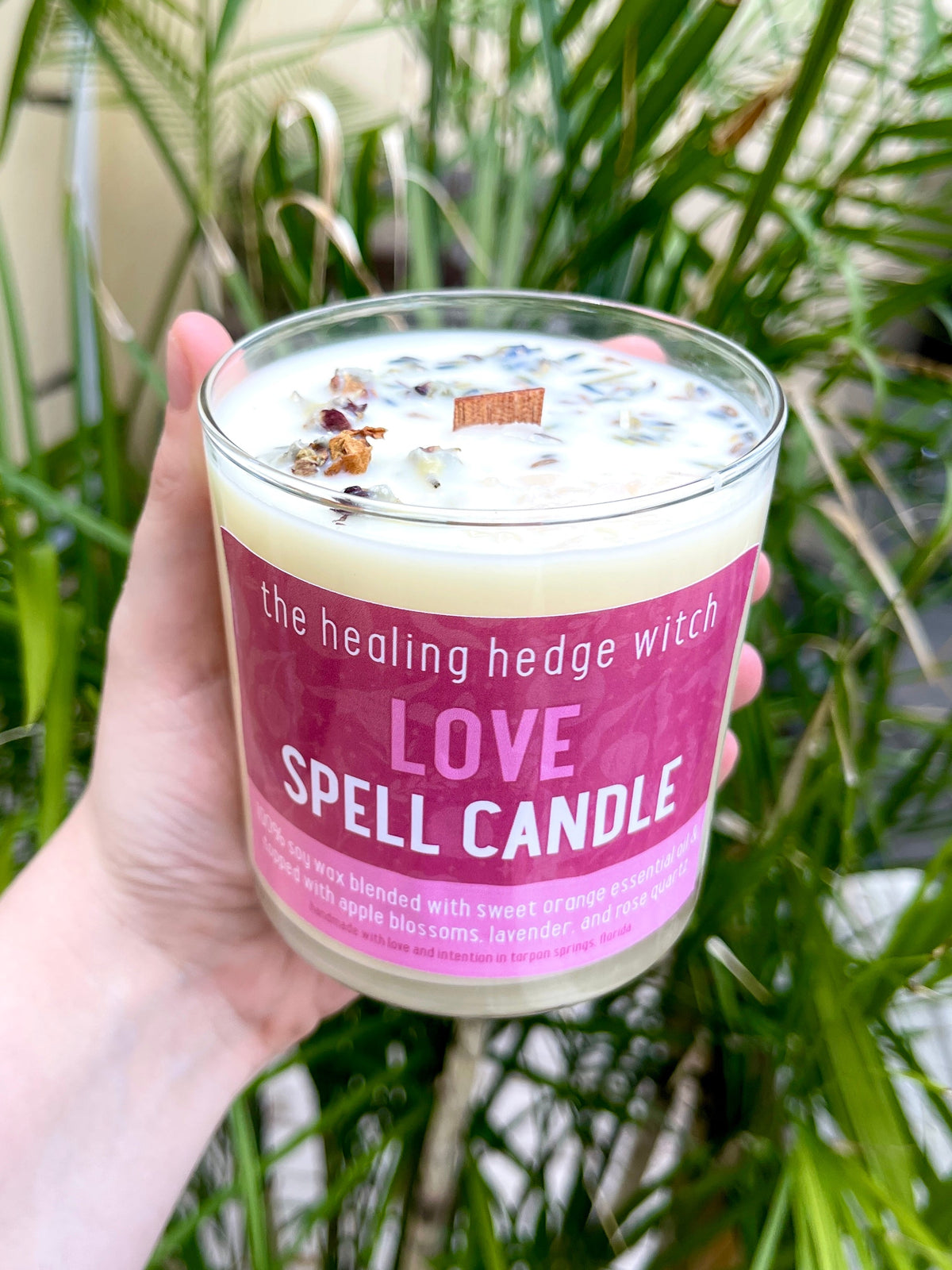 Love Spell Candle Old Packaging
