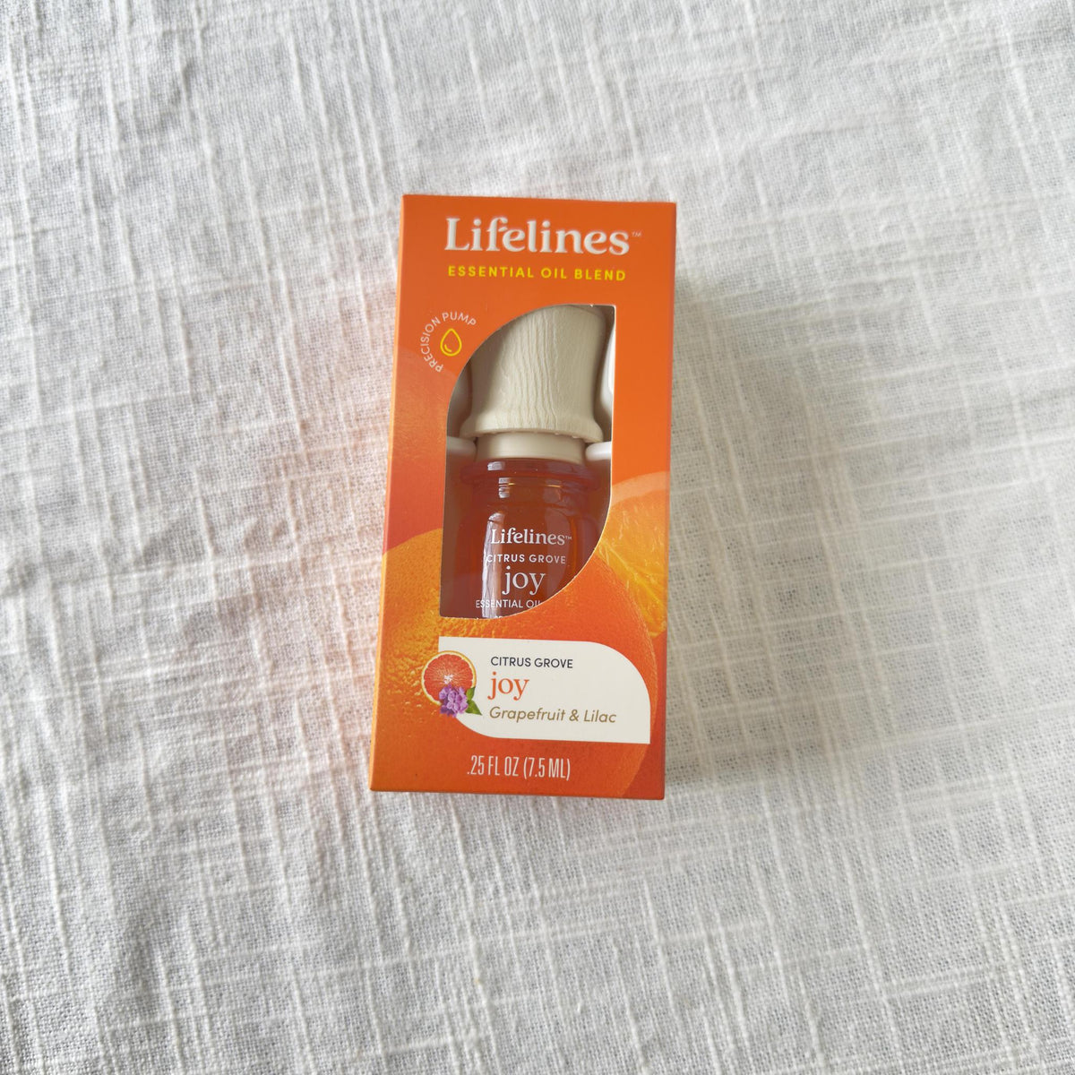 joy Citrus Grove 100 pure Essential Oil Blend aromatherapy sustainably sourced free from parabens, phthalates, dyes, and formaldehyde donors, 7.5 ml