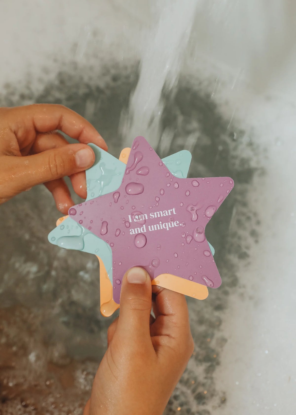Kids Shower Affirmation Cards