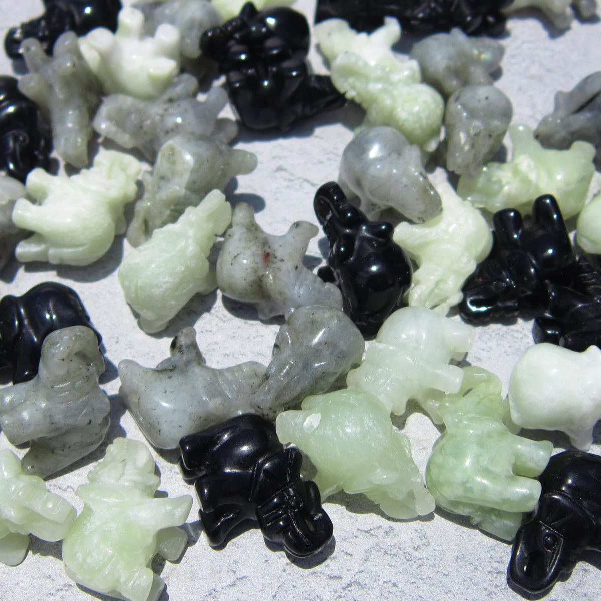 Mini Crystal Animal Carving