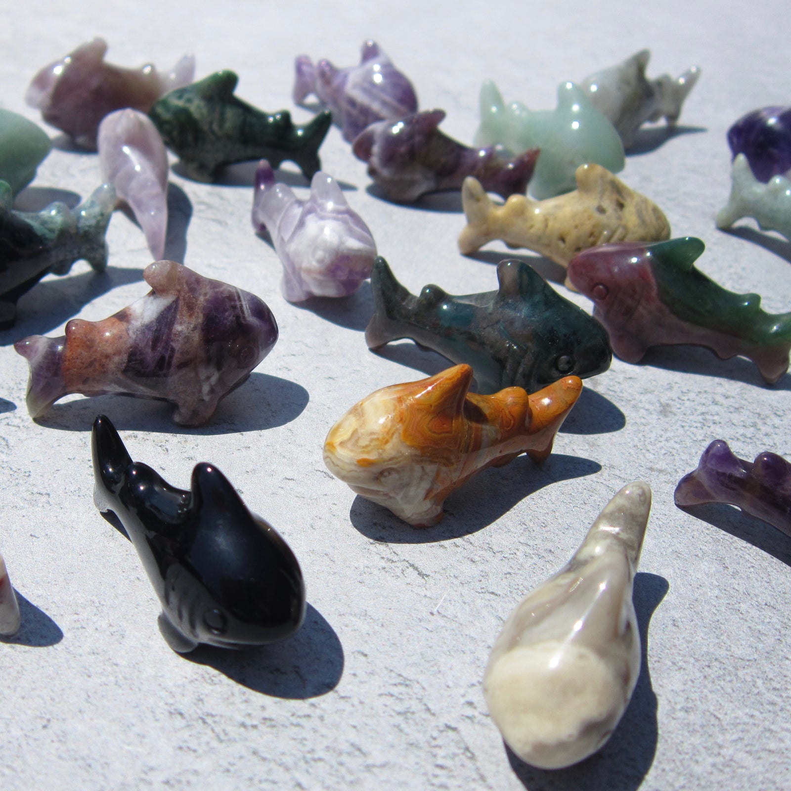 Mini Crystal Animal Carving