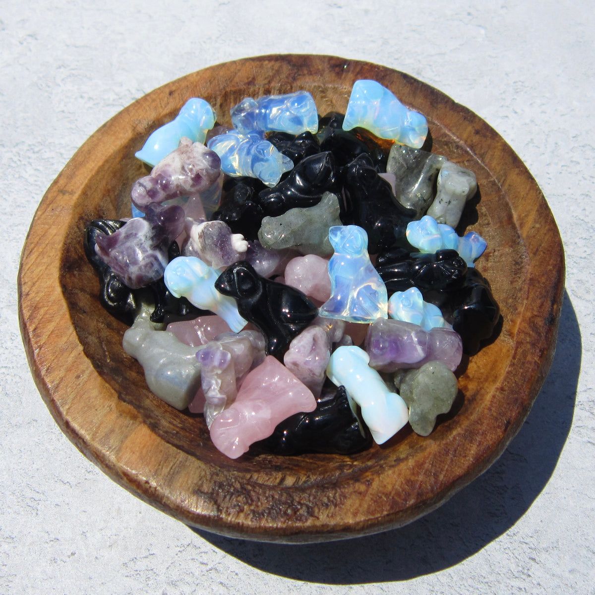 Mini Crystal Animal Carving