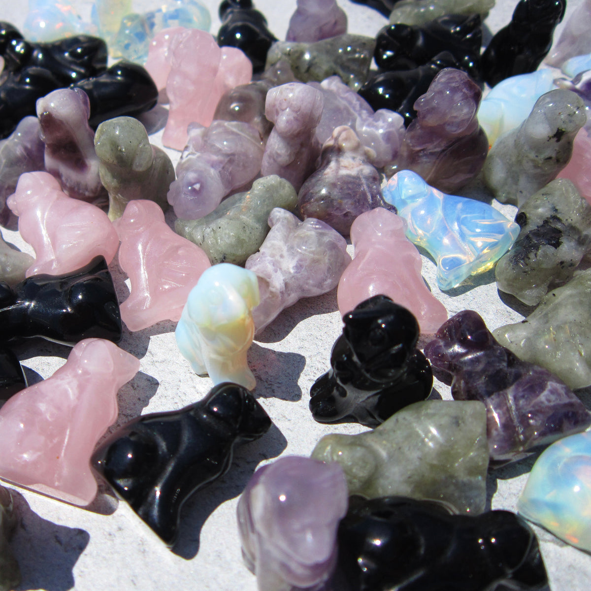 Mini Crystal Animal Carving