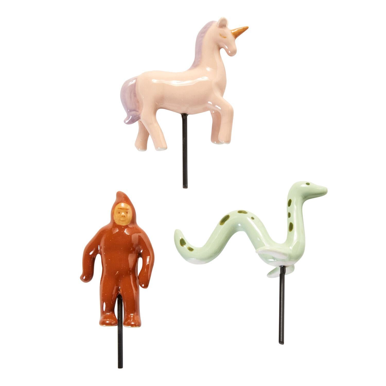 Mythical Creature Ceramic Plant Stake
