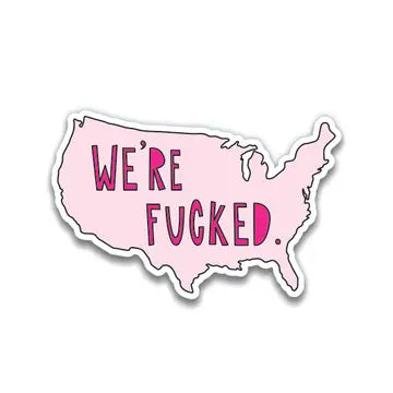 Near Modern Disaster Sticker