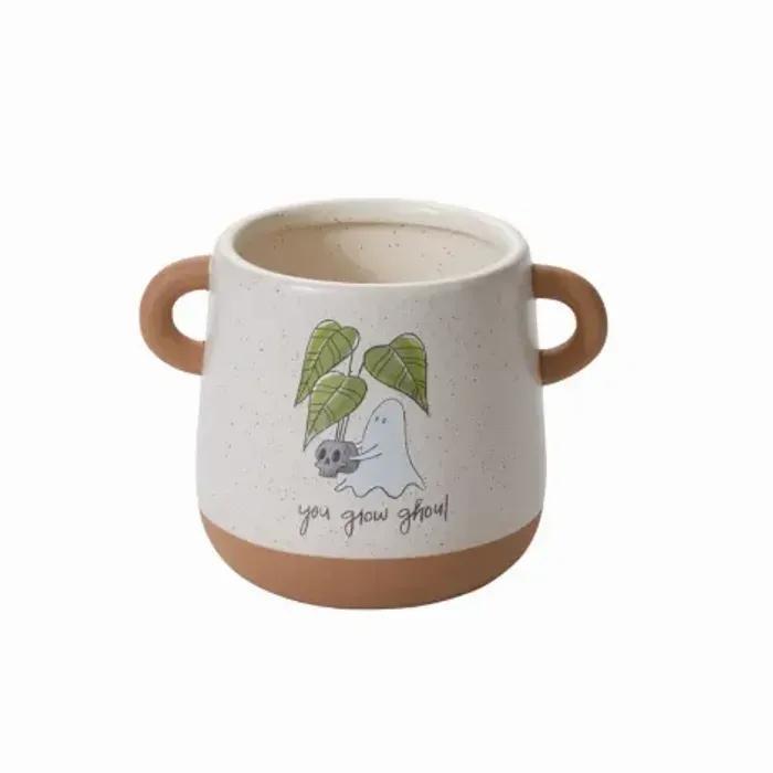 Optimistic Ghost Footed Pot
