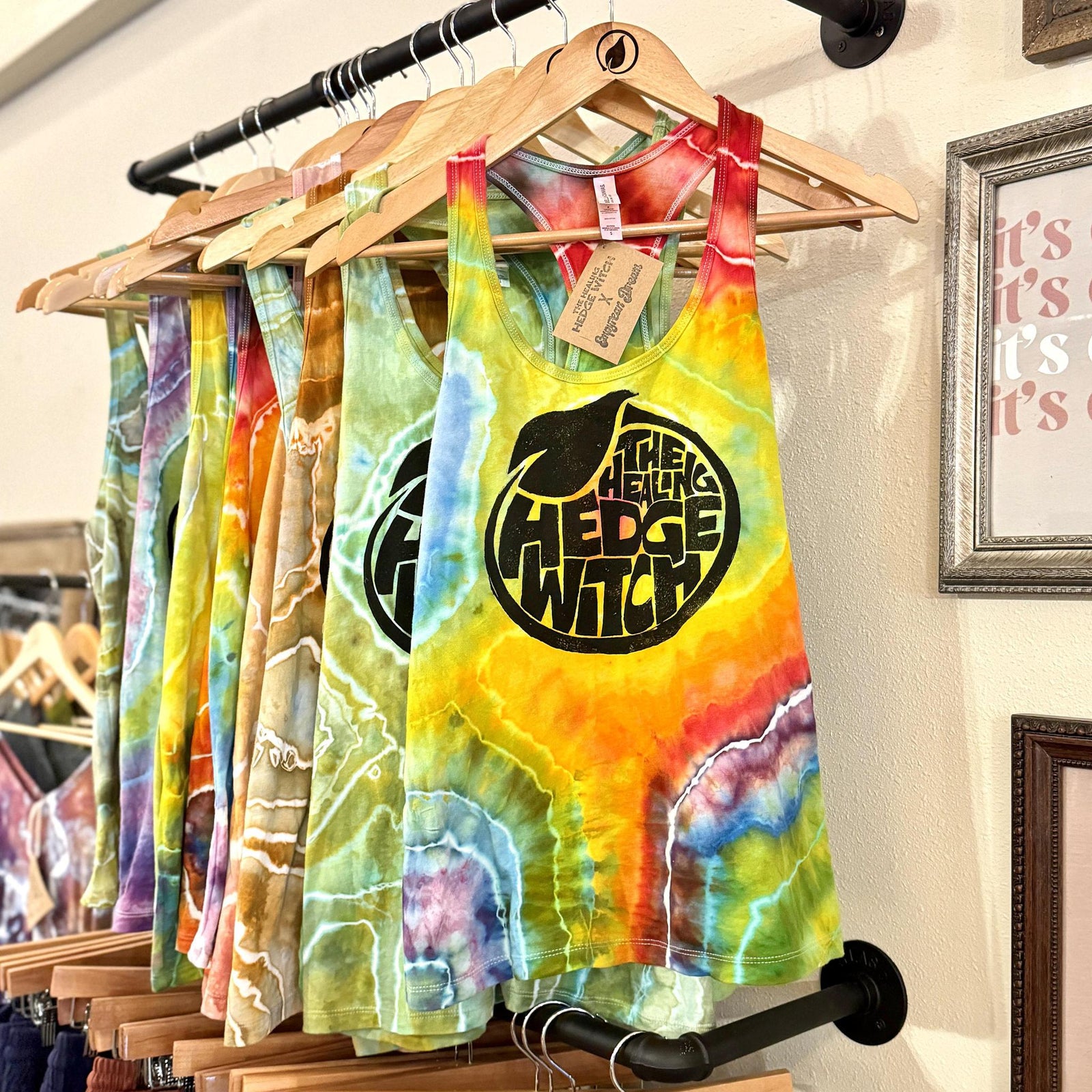 Pride HHW Tie Dye Logo Tank