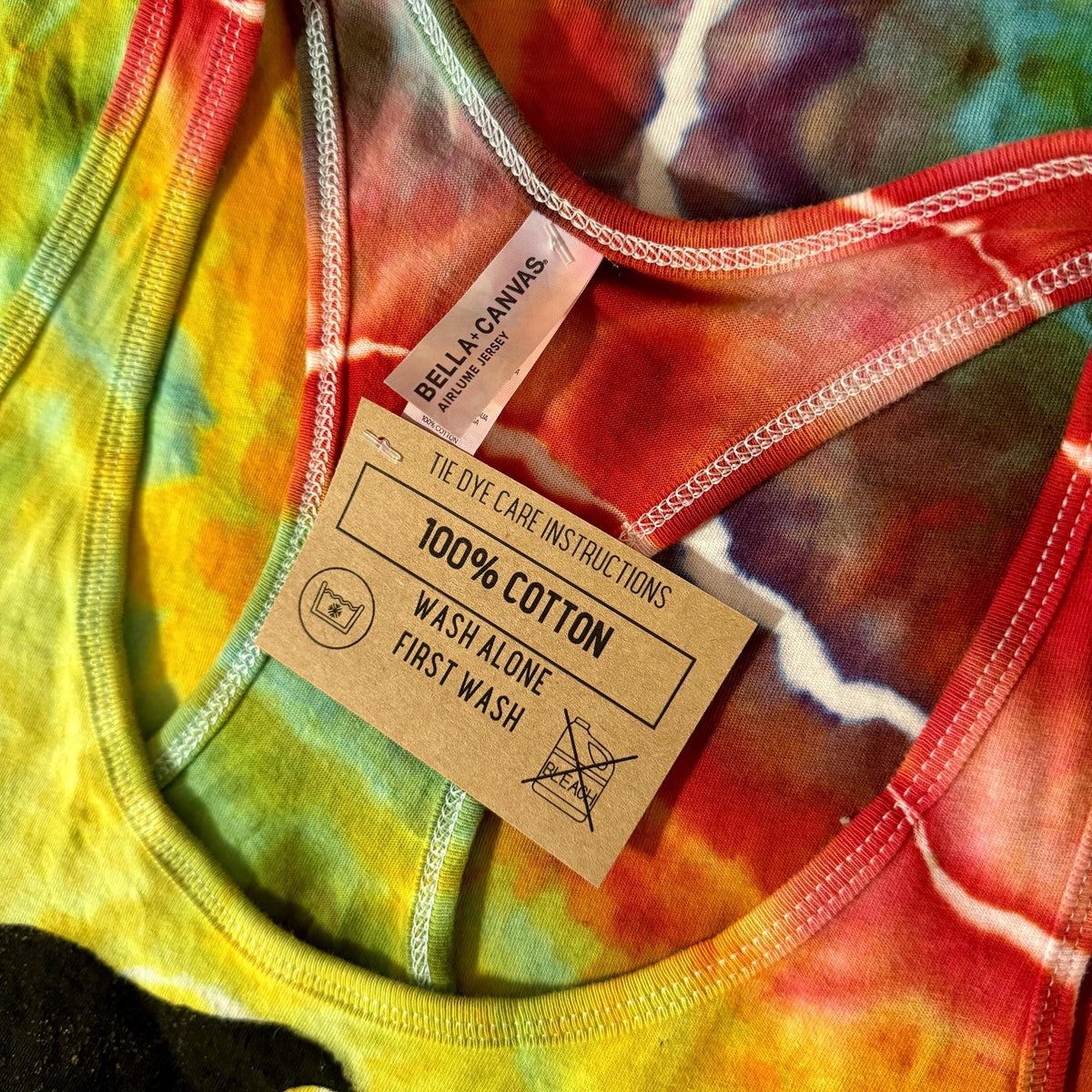 Pride HHW Tie Dye Logo Tank
