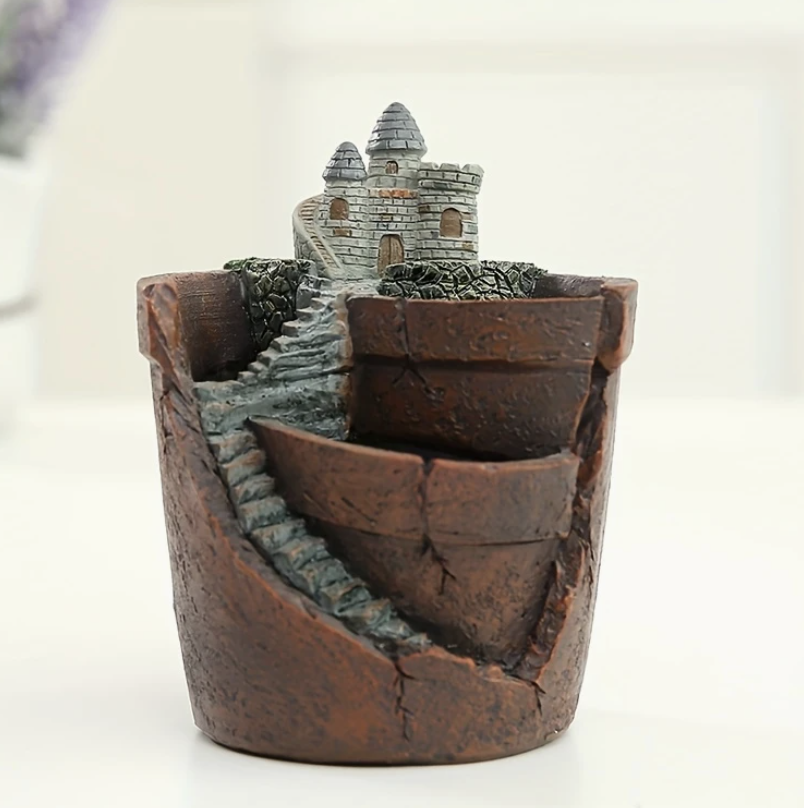 Resin 3 Level Planter