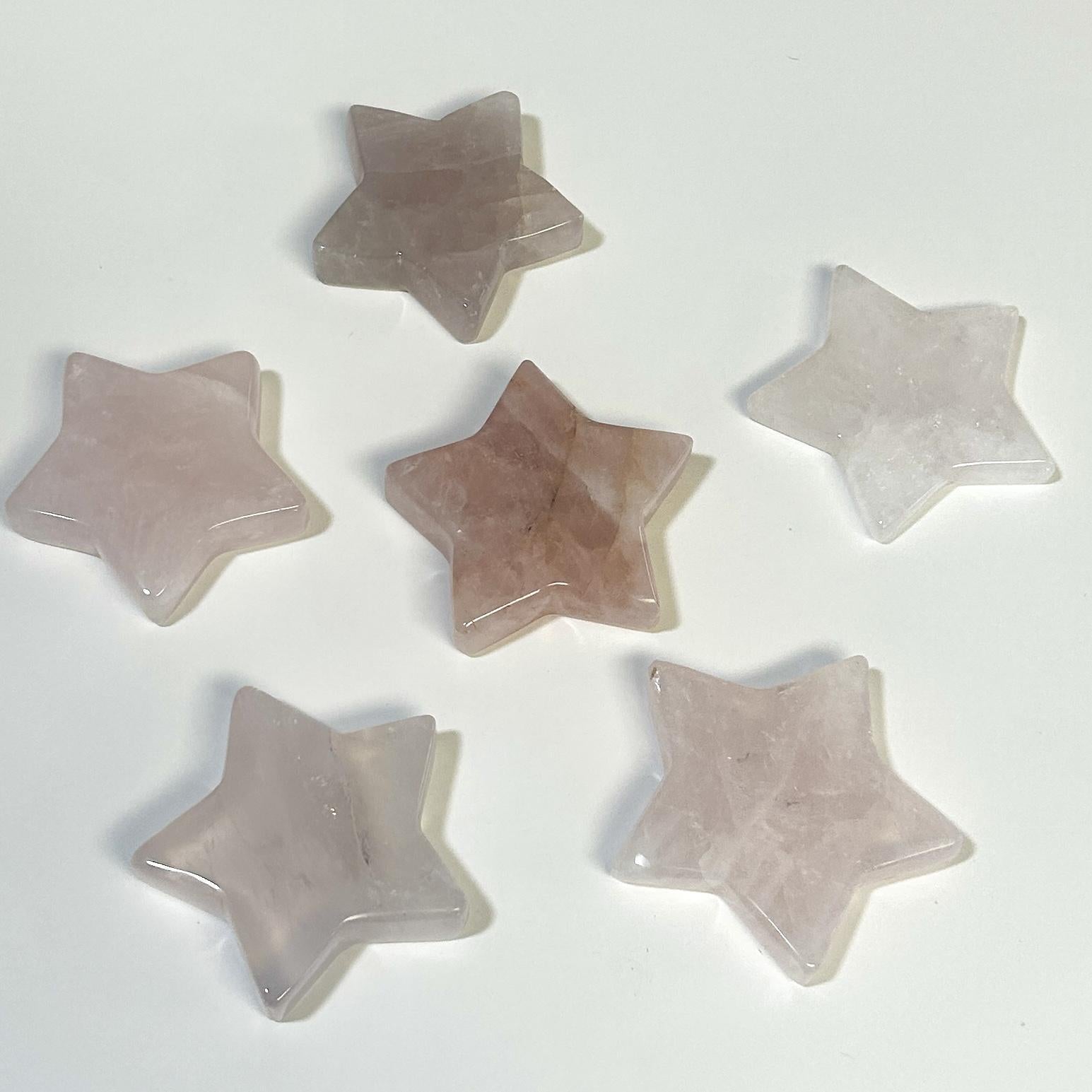 Rose Quartz Star Intuitively Chosen