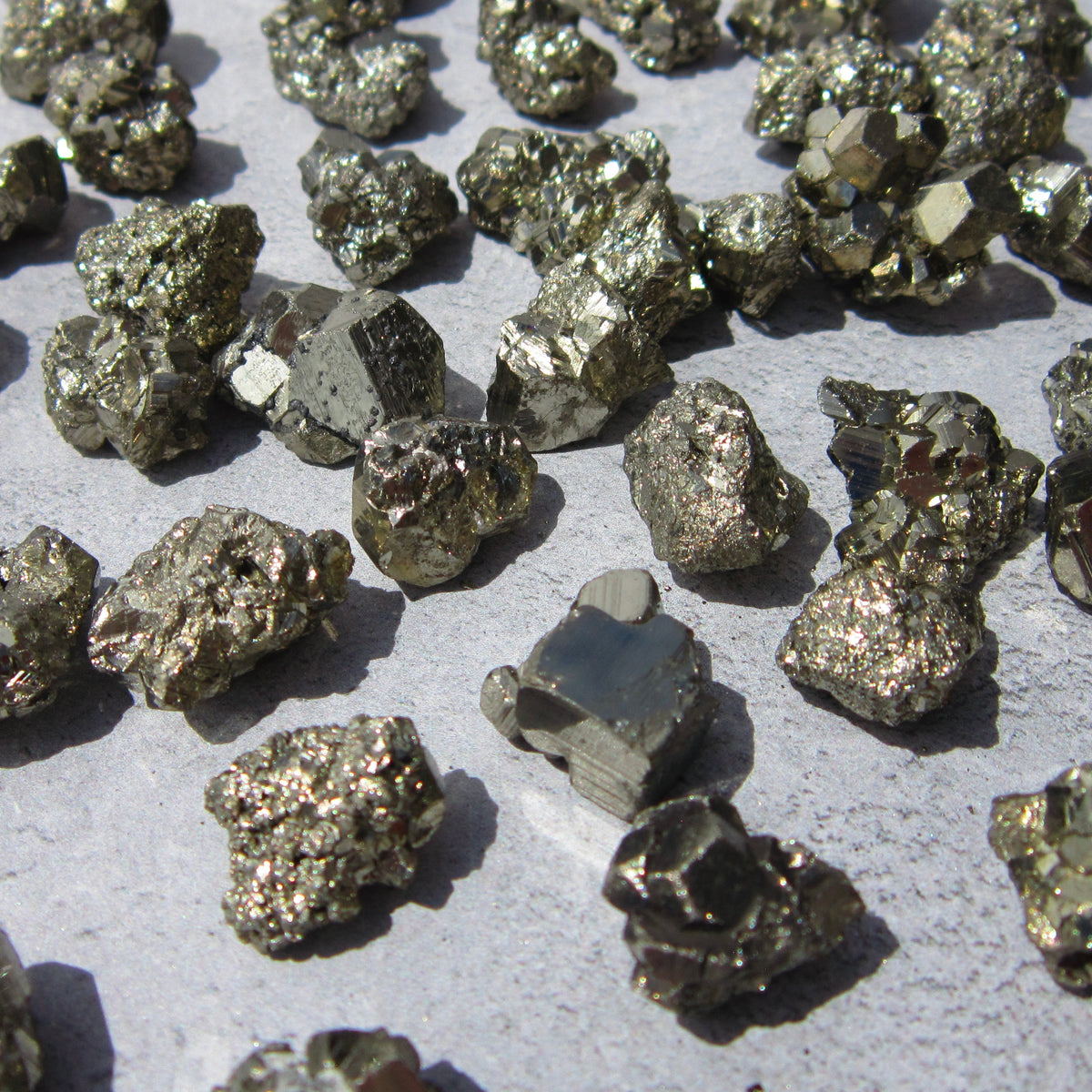 Rough Pyrite Tumble