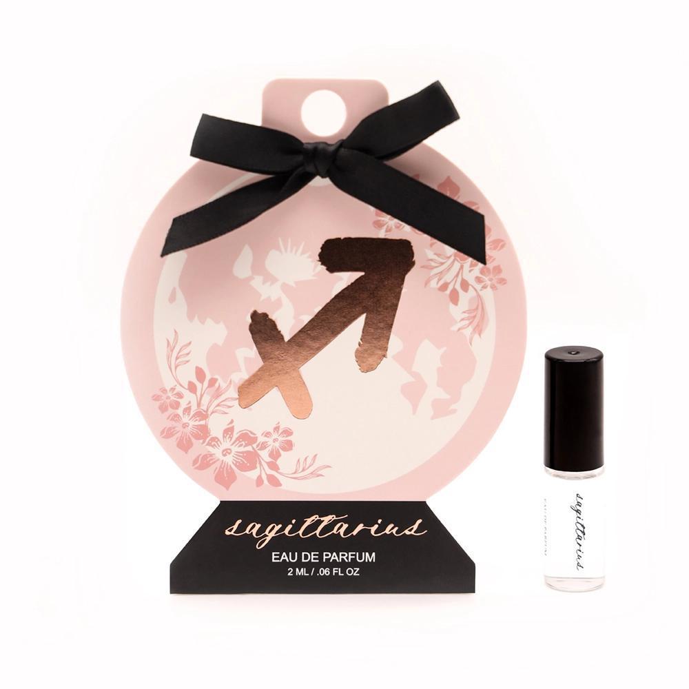 sagittarius Zodiac Perfumette small perfume bottle on gift card no parabens, phthalates, gluten, Vegan and cruelty-free