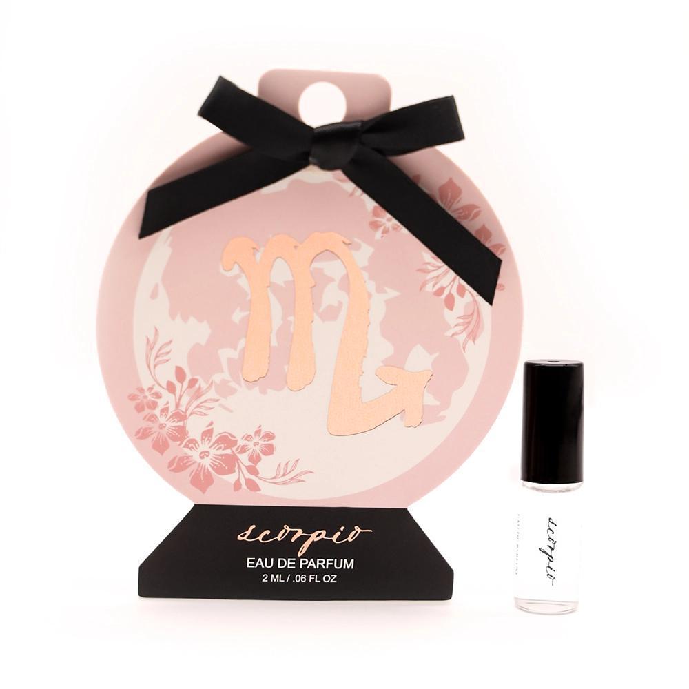 scorpio Zodiac Perfumette small perfume bottle on gift card no parabens, phthalates, gluten, Vegan and cruelty-free