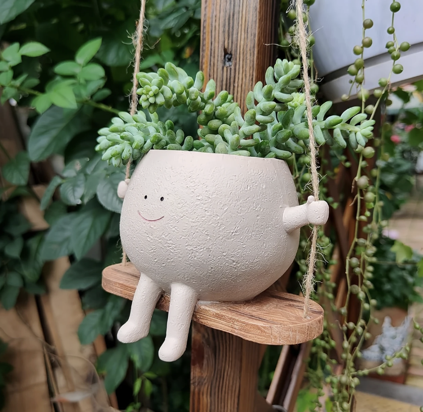 Sitting Hanging Planter