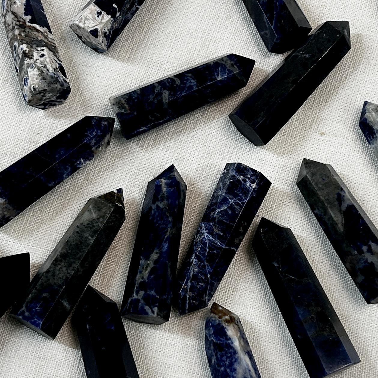 Sodalite Mini Crystal Tower Intuitively Chosen