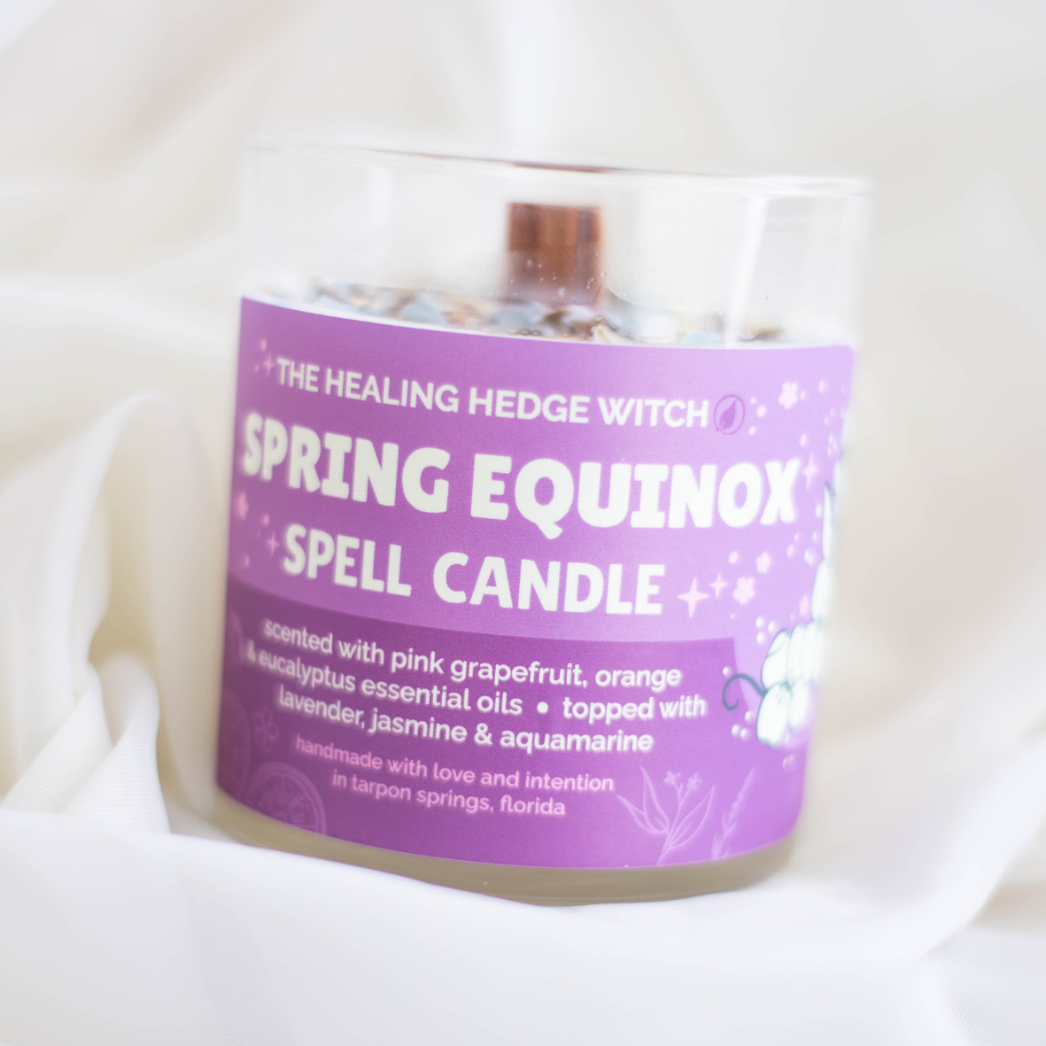 Spring Equinox Spell Candle