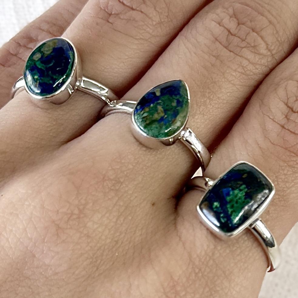 Sterling Silver Bezel Ring Medium Stone
