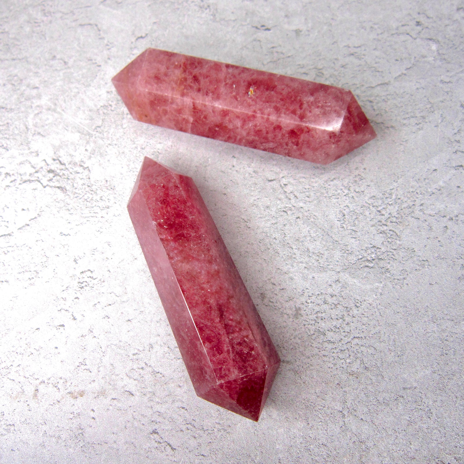 Strawberry Quartz Double Point