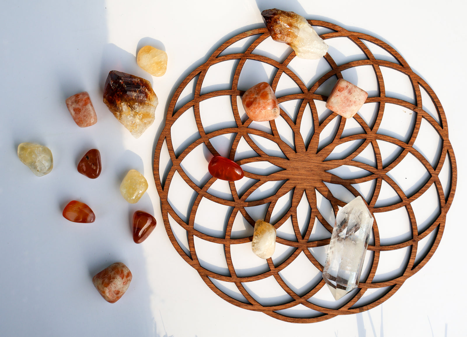 Summer Solstice Crystal Grid Bundle - Energy, Abundance, Radiance