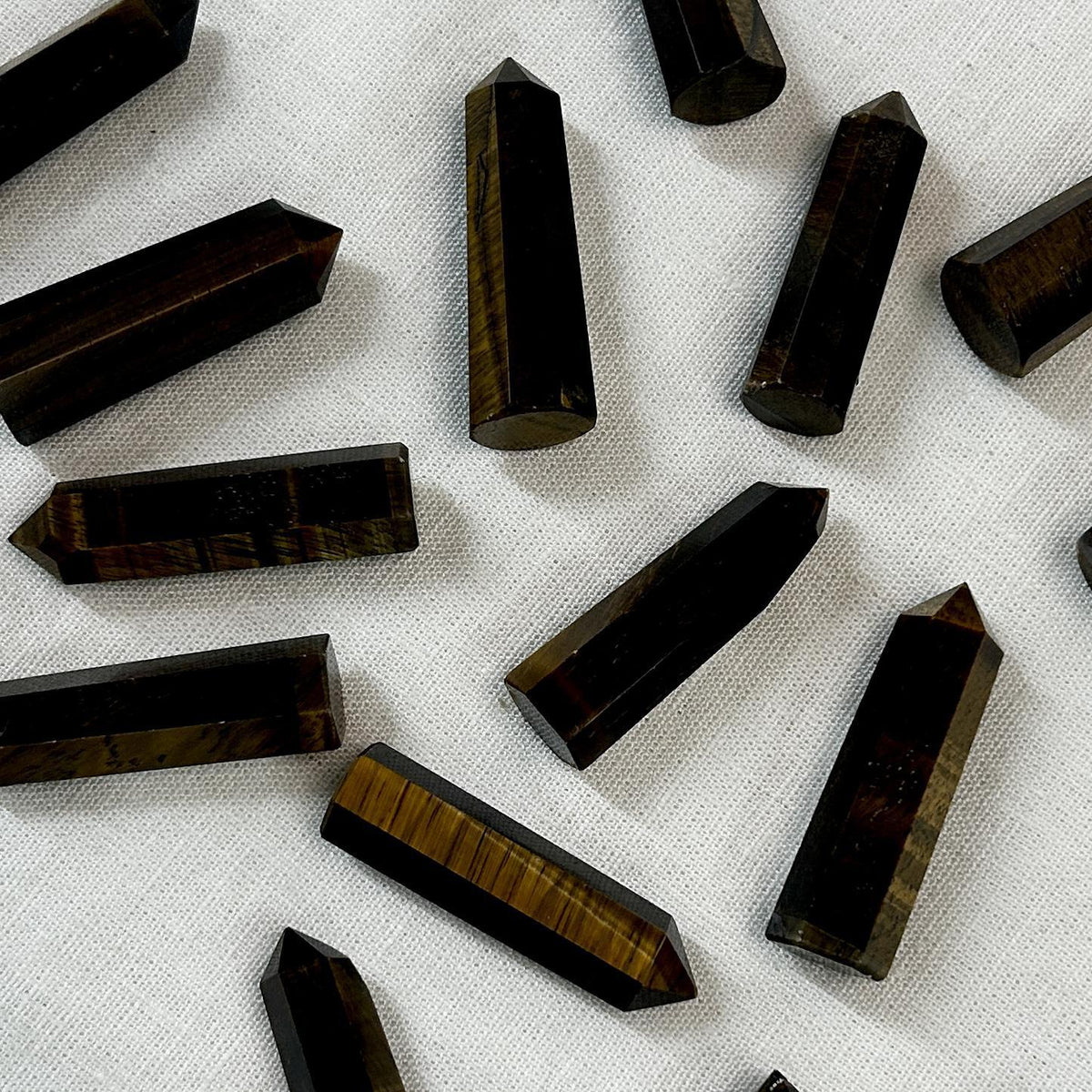 Tiger's Eye Mini Crystal Tower Intuitively Chosen