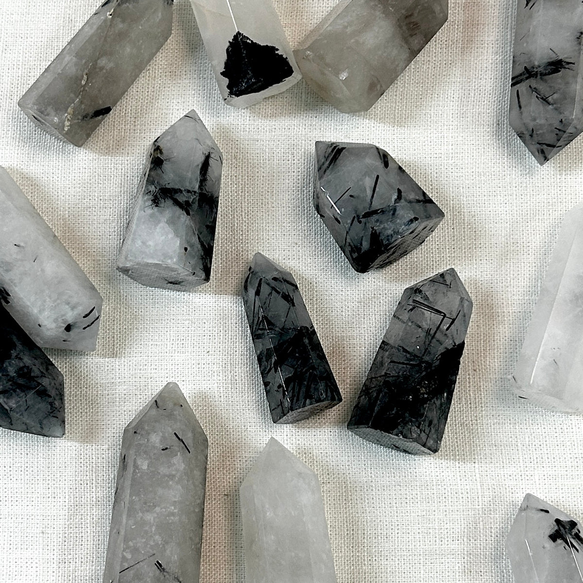Tourmalinated Quartz Mini Tower Intuitively Chosen