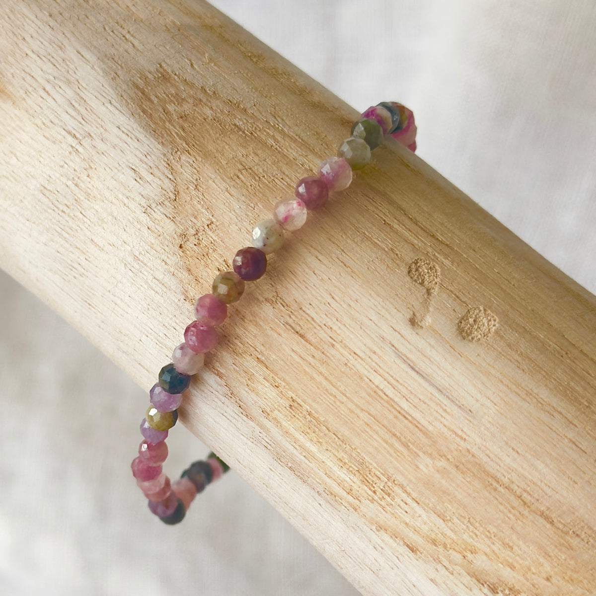 Watermelon Tourmaline Bracelet