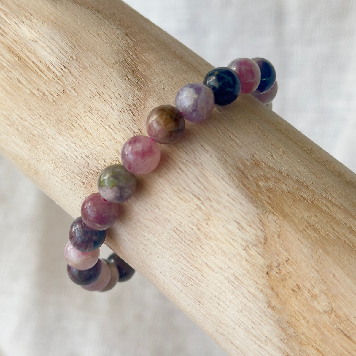 Watermelon Tourmaline Bracelet