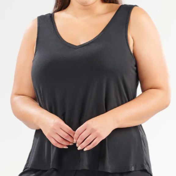 XBamboo Double-V Tank Black