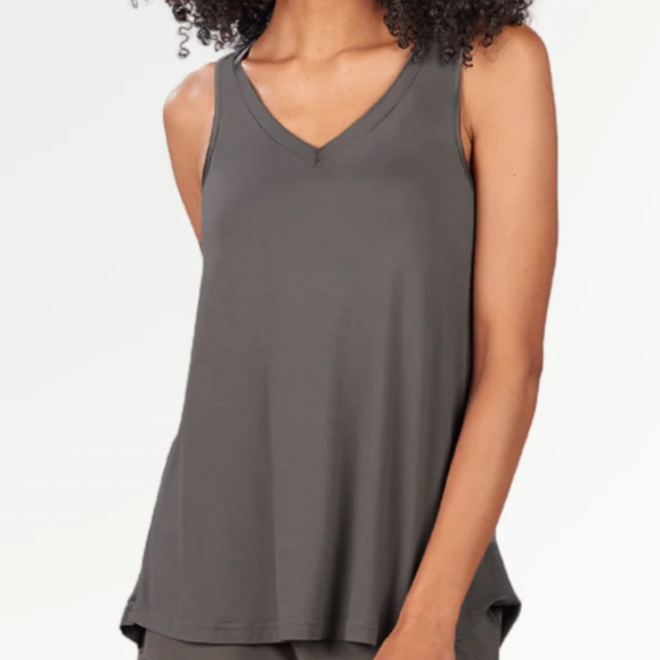 XBamboo Double-V Tank Earl Grey